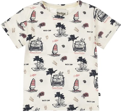 Dirkje Jongens T-shirt - Off white