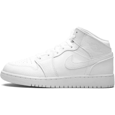 Air Jordan 1 Mid Triple White 2020 Heren Sneakers 554724-130 40 white