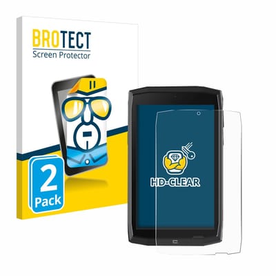 BROTECT - Screenprotector voor Crosscall Core T4 - Folie Beschermfolie transparant 2 Stuks
