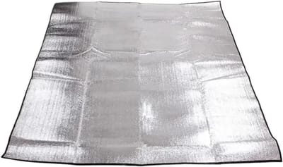 Kampeermat - Slaapmat Buiten - Outdoor Avontuur - Waterdicht Materiaal - 200 x 150 cm - Zilver