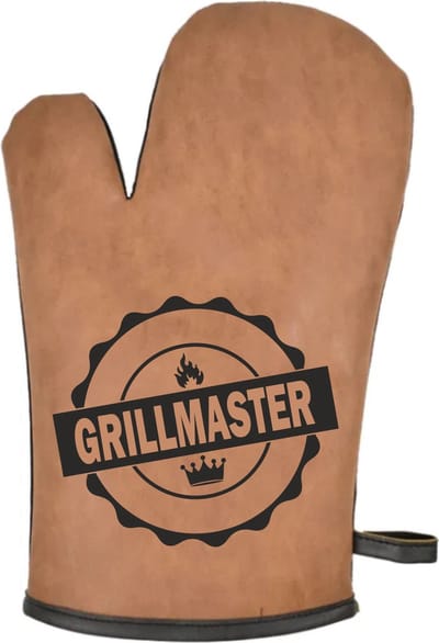 Want luxe grillmaster logo | vaderdag cadeau | vader cadeautjes | papa | Leer