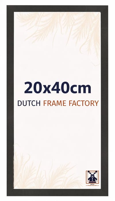 Fotolijst 20x40 cm - MDF - Zwart Mat - Benno