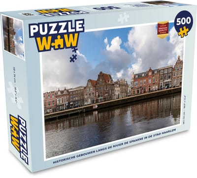 Puzzel Oud - Architectuur - Haarlem - Legpuzzel - Puzzel 500 stukjes