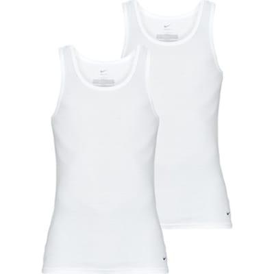 Nike 2-Pack Swoosh Tank Top - Wit- Heren, Wit L