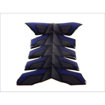 Brandstoftank sticker Tank-Pad VICMA blau carbon