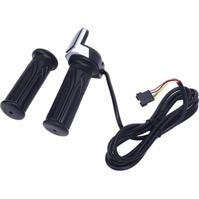 Elektrische Fiets Gashendel Handvat 36V met Batterij Display Gevoelige Snelheidsregeling Stabiele Prestaties black