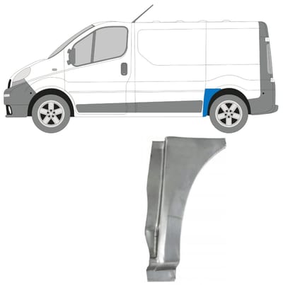 Reparatiepaneel achterspatbord voor Renault Trafic 2001-2014 / Links