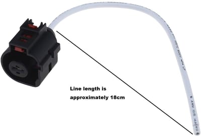 SPHProducts - Auto Starter Motor Kabelboom - 1 Pin Connector - Eenvoudige installatie - Compatibel met VW en Audi - Vervangende harnas - Geschikt voor ...