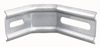 Alberts 832414 stelhoek | twee maal 45°-hoek, ingeperst, met sleufgat | sendzimir verzinkt | 35 x 30 x 50 mm | Set van 36