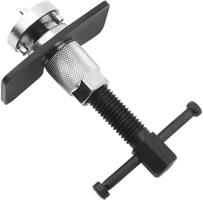 Dailygoods- Remzuigerterugsteller Universeel - Terugtrekker - Zuigerafscheider - Combi-adapter - Vanadium-staal - 137 x 95 mm - Remgereedschap