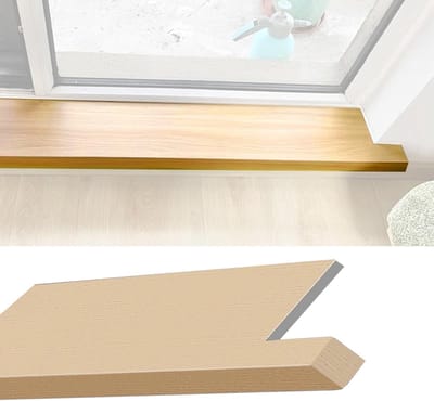 Vensterbankafdekking - Dorpelbekleding - Huis Renoveren - Oliebestendig Materiaal - Aanpasbare Afmetingen - Houtafwerking
