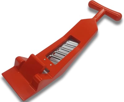 Handmatige Platenlift - 3-in-1 Gereedschap - Platen Plaatsen - Geïntegreerde Rasp - 23.5 x 8 x 5 cm - Rood