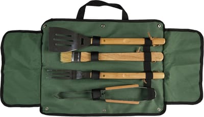 WDMT™ Complete Barbecue Gereedschap Set in Bijpassend Etui - Perfect voor Elke BBQ-liefhebber - Cadeau Geschenk - Cadeaupakket