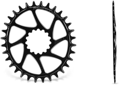 Garbaruk E*thirteen Boost Ovaal Kettingblad Zilver 34t