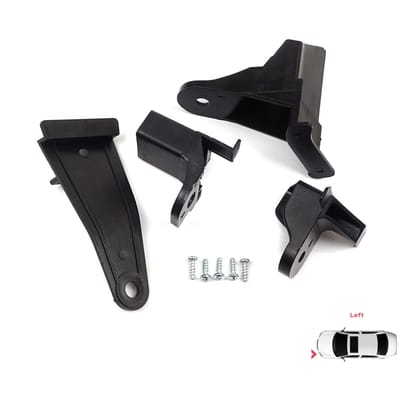 BHL522 Support de Phare Support de Montage Kit d'Onglets de Réparation Côté Gauche pour Renault Symbol MK3 2013-2017 Pré-Facelift 260607796R