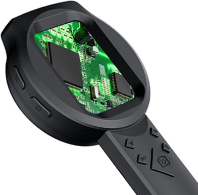 Handheld Digitale Vergrootglas met Licht - 1000x Vergroting, HD Scherm van 2.8 inch, Ideaal voor Lezen en Hobby's, 12 Talen en 16M Foto Resolutie