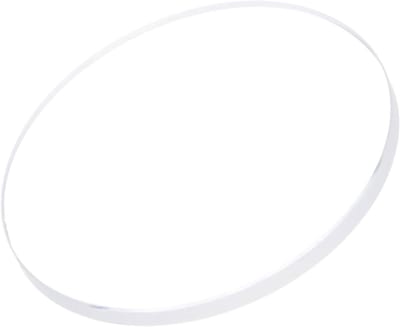 Ronde platte mineralen horlogeglas vervanging, diameter 35mm, dikte 1.5mm, ideaal voor horlogemakers en doe-het-zelf reparaties