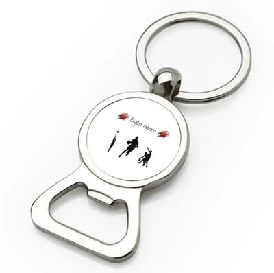 Akyol - basketbal met eigen naam - flesopener - Basketbal - jongens en meisjes - cadeau - verjaardag - geschenk - gepersonaliseerd - jongens en meisjes - 9 bij 3 cm
