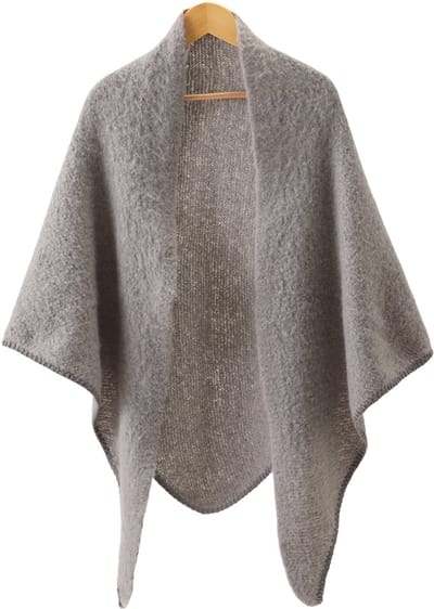 Emilie scarves - sjaal - wintersjaal - driehoek - grijs