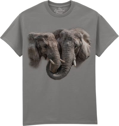 Olifanten Big Hug - Elephants The Coloured House T-shirt M
