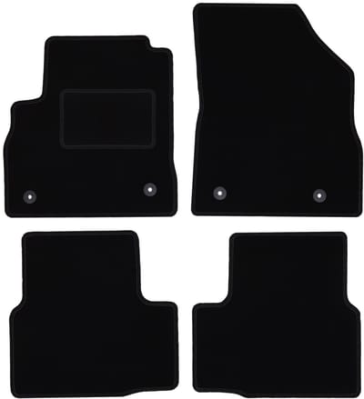 Zwarte veloursmatten voor: Opel Astra K sedan, hatchback, stationwagen (2015-)