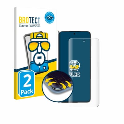 BROTECT - Screenprotector voor Oppo Find N5 - Folie Beschermfolie transparant volledig dekking - 2 Stuks