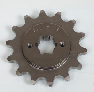 Pignon de sortie de boite Esjot pour Moto Cagiva 125 Freccia 1987 à 1992 14 dents pas 520 Neuf