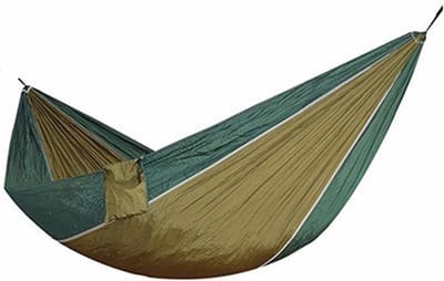 Reishangmat - Parachute hangmat - Ontspannen Buiten - Lichtgewicht Draagbaar - 220x100cm - Groen
