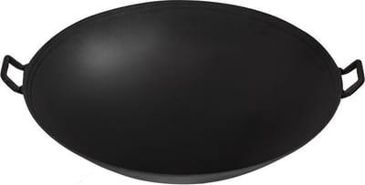 Livin’ Flame - Wokpan Jada 45 cm - Haard accessoires - Staal - Zwart