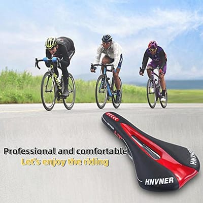 Ergonomisch Fietszadel met Traagschuim voor Dames en Heren - Ademend en Comfortabel MTB/Zadel