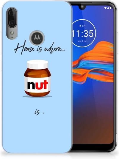 Motorola Moto E6 Plus Siliconen Case Nut Home