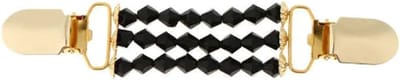 Vestsluiting - Long elegance dark diamond - vestclip dames -vestsluiting dames - vestclip - vestsluiting vestclip  - sjaalspeld - vestspeld - vestklem