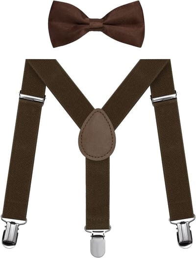 Verstelbare Y-vormige Kindersteunen met Strikken voor Kerstfeest Kostuum, Perfect Cadeau voor Jongens en Meisjes