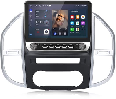 JUNSUN Android 15 Autoradio - Geschikt voor Mercedes Benz Vito 3 W447 14-2024, - 6+128 GB - Draadloze CarPlay & Android Auto - DAB+ GPS-navigatiesysteem & Stuurwielbediening & bluetooth & 4G & Wifi & DSP & Fabriekscamera & FM & Octa-core processor