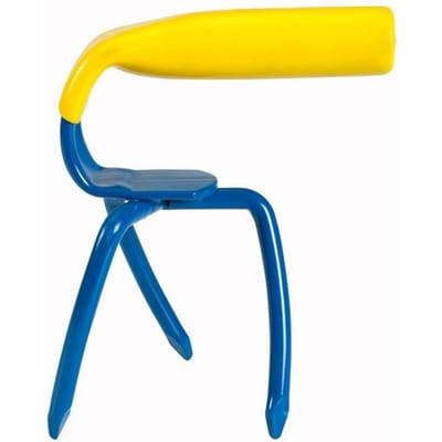 Tuinklauw Mini MC220-1 - Woelvork - Aarde Losmaken, Onkruid Wieden, Grond Beluchten, Kultiveren - Blauw/Geel
