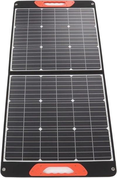 Zonnepaneel Opvouwbaar - Draagbare Charger - Outdoor Energie - Monokristallijn Paneel - 120x55 cm - Zwart