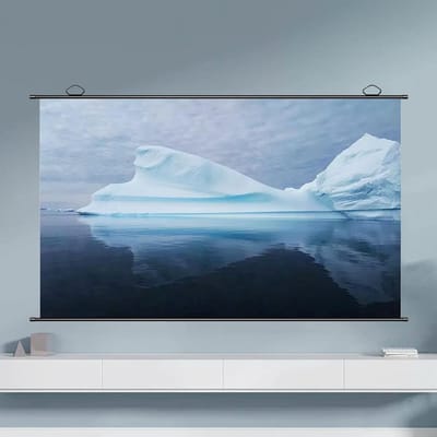 Projectiescherm - Opvouwbaar Scherm - Thuisbioscoop Creëren - 178 Graden Kijkhoek - 60 tot 100 Inch - Wit