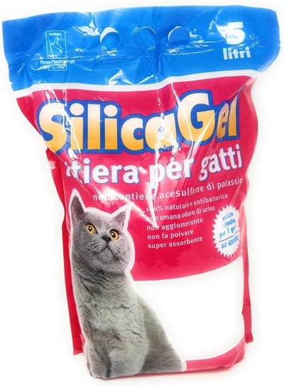 Kattenbakvulling Silica - Korreltjes - Frisse Kattenbak - Geurremmend Stofvrij - 3.8 Liter - Transparant