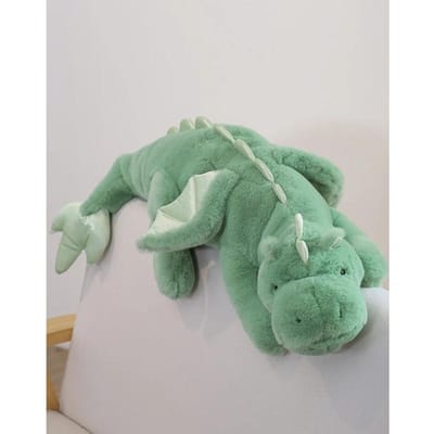 90cm 110cm Grote Draak Pluche Speelgoed Zacht Knuffeldier Vliegende Dinosaurus Kussen Kinder Cadeau Huisdecoratie 90cm groen