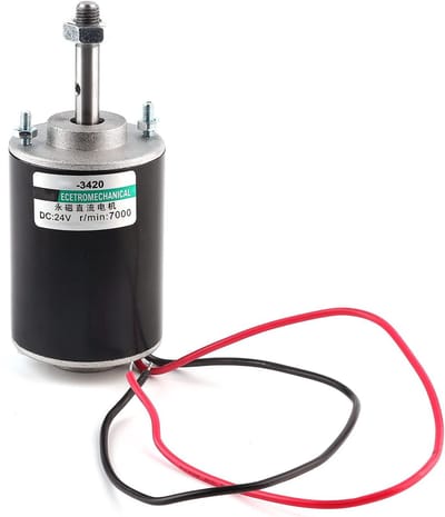 Mini Permanent Magnet DC Motor - DC 12V/24V - Generator - Machine met CW/CCW Controle - 3000/6000RPM - Hoogwaardige Motor