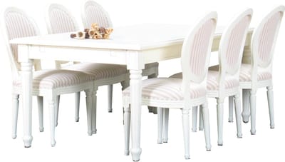 Mozart - Eethoek - Barok stijl - Antiek wit