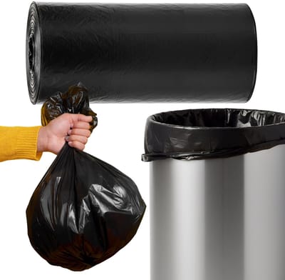 Zwarte vuilniszakken 35L, UNIVERSAAL, DUURZAAM, ideaal voor de vuilnisbak - 50 STUKS