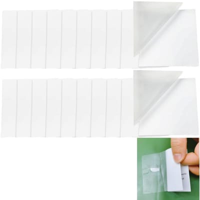 20 stuks - TPU-reparatiepatches - Reparatietape - Reparatiepatches voor zwembaden - Reparatiepatches voor tenten - Waterdicht - Zelfklevend - Transparant - 7 cm x 7 cm - Voor het repareren van luchtmatrassen, opblaasbare zwembaden en tenten