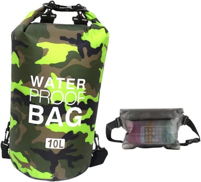 Waterdichte Draagtas 100% PVC | 5L-30L | Verstelbare Schouderbanden | Strand, Boot, Vissen, Kajak, Camping