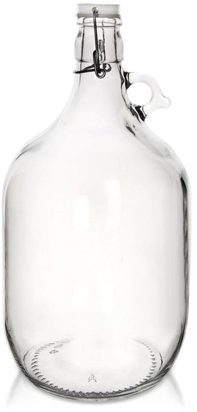 Orion - Glazen Fles Gâsior - 5L - Retro Stijl - Handige Greep - Luchtdicht