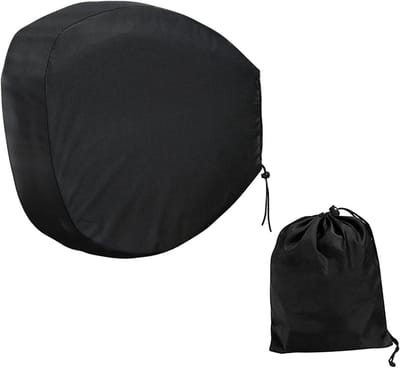 Tuinslanghaspel Hoes - Slanghaspel Beschermhoes - Buiten Tuin - Waterdicht Oxford Doek - 55x55x30 cm - Zwart