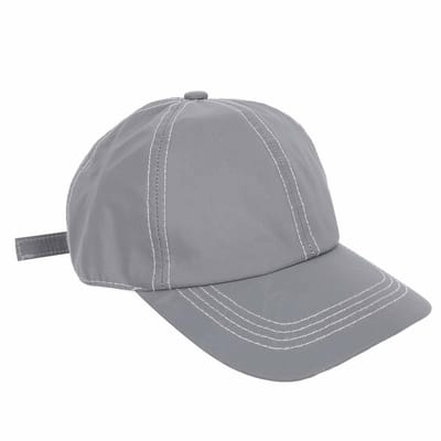 Dailygoods- Baseballpet Reflecterend - Hoge Zichtbaarheid - Zilvergrijs Katoen - Modieus Ontwerp - Veiligheid - Voor Wandelen/Hardlopen - Honkbalpet