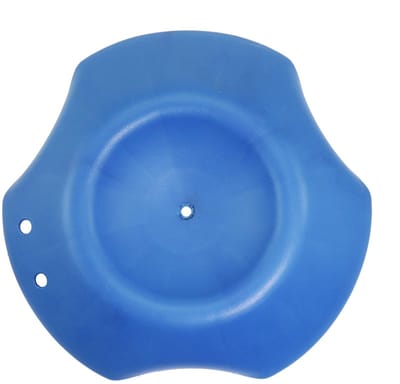 Dailygoods- Wieldock met Touwhandvat - Voorkomt Inzakken in Modder - Trailerwiel - Hoogwaardige Polymer - Diameter 30 cm - Stevige Basis - Wielsteun