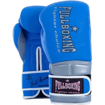 Paar Fullboxing Master Bokshandschoenen Azul 10 Oz