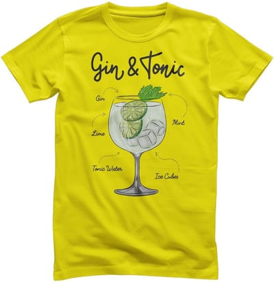 Hybris Gin & T-onic Ingredients T-shirt HY-1-BC018